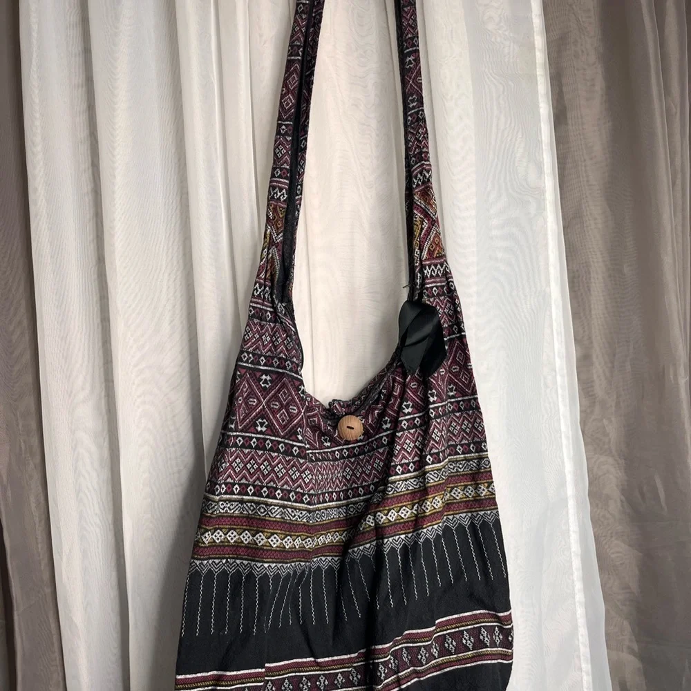 Boho Cotton Tote Bag - Picture 2 of 7